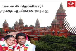 அதிமுக எம்எல்ஏவிடமிருந்து மகளை மீட்டுதரக்கோரி தந்தை ஆட்கொணர்வு மனுதாக்கல்: இன்று விசாரணை...!