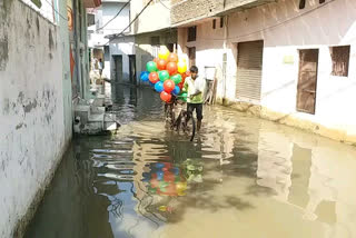 नाला बनवाने का काम शुरू.