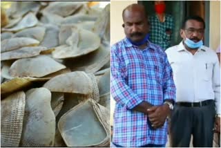 kerala forest flying squad  pangolin scales  pangolin  crime  selling pangolin scales  ഈനാംപേച്ചി  ഈനാംപേച്ചിയുടെ ശൽകം  ഫോറസ്റ്റ് ഫ്ലൈയിങ്ങ് സ്ക്വാഡ്