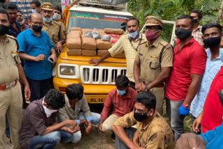 Excise enforcement squad seizes Rs 4 Cr worth hashish oil, ganja at Alamkode