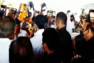 Sachin Pilot in Pali,   Sachin Pilot welcomed in Pali