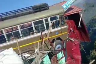 A Indo-Tibetan Border Police (ITBP) bus lost control near Kempty Falls