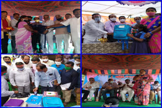 jagananna vidya kanuka kits distribution in vishakapatnam district