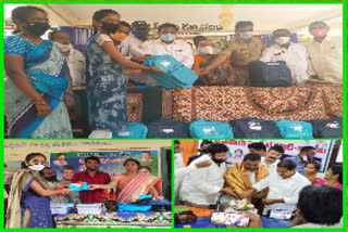 jagananna visya kanuka kits distribution at east godavari