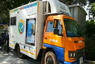 mobile testing lab van to do quality check of food in rewari