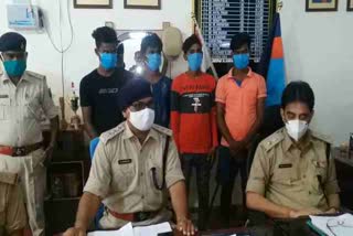 Kidnap four young man recovered from Jamtara, 4 young man kidnapped from Jamtara, crime news of jamtara, news of Jamtara police, जामताड़ा से अपहृत युवक बरामद, जामताड़ा से चार युवकों का अपहरण, जामताड़ा में अपराध की खबरें, जामताड़ा पुलिस की खबरें