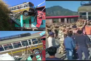 A Indo-Tibetan Border Police bus