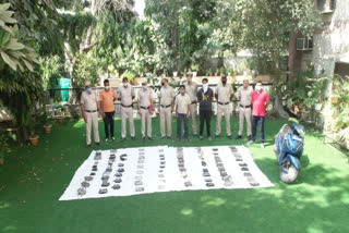 Police conducted Operation Clean Sweep in Rajouri Garden