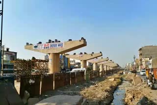 people facing many problem of traffic because of elevated road in palwal