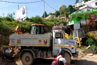 pithoragarh taxi stand construction news