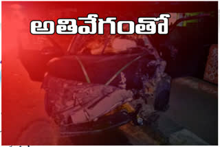 one died in road accident at warangal fatima bridge