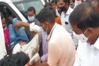 road accident in inbrahimpatnam vijayawada krishna district