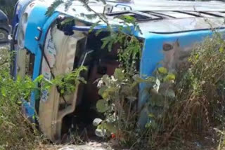 bus accident in jhansi