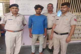 Kharkhoda police  arrested  driver who created loot drama