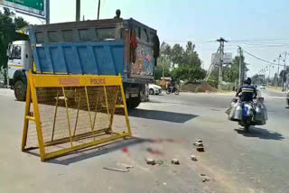 aunt and nephew died in road accident in rewari