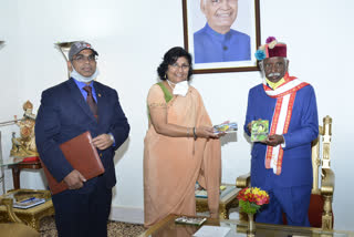 Governor Bandaru Dattatreya released a picture postcard based on  Himachali doll