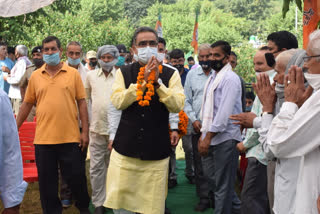 Bikram Thakur addressed the public in Paragpur