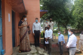 Reena Baba Saheb Kangale inspected polling booths