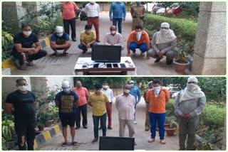 six pepole arrested for theft in nebsarai