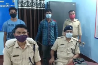 two criminals seeking extortion arrested in ramgarh
