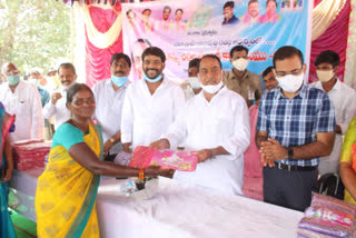 minister indrakaran reddy visited nirmal district