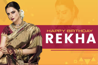 Happy birthday Rekha: A glimpse at evergreen diva's illustrious career