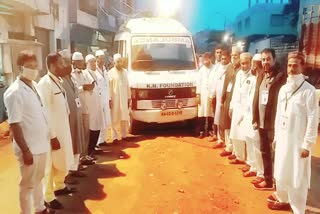 free ambulance service for poor covid patients launched by kn foundation