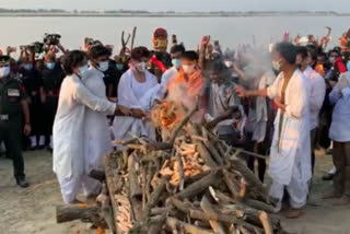 last rites of ramvilas done at patna, पंचतत्व में विलीन हुए रामविलास