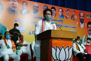 minister kishan reddy on greater elections at is sadan divizon