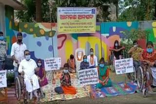 After a long six days, Ganjam handicapped Federation called off hunger strike