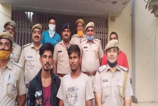 बहरोड़ न्यूज, two arrested for theft