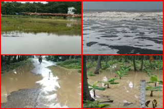 heavy rains in konaseema at east godavari due to cyclone affect
