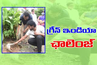 గ్రీన్​ ఇండియా ఛాలెంజ్​: మొక్కలు నాటిన నటుడు గౌతం రాజు