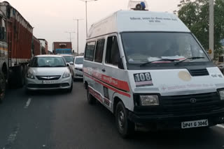 jam on kanpur lucknow highway