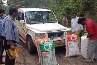 ganjai seized in manyam vizag district