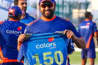 Rohit Sharma150th appearance for Mumbai Indians