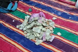 Rs 96 Lakhs seized in the raid by CCB, at a gambling centre in Bengaluru today