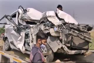 two person dead in road accident on kmp express way palwal