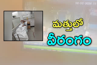 గంజాయి మత్తులో యువకుల హల్​చల్