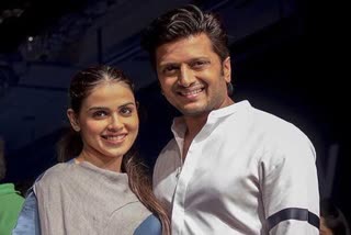 Genelia with Riteish