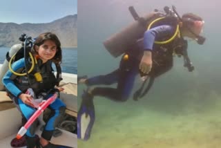 Another feather in youngest scuva diver Tisya Panigrahi's cap