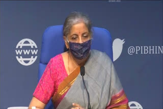 Finance minister Nirmala Sitharaman