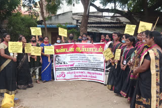 Dindigul girl sexually abused - Beauty salon owners protest!