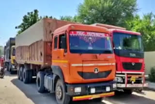 परिवहन विभाग की कार्रवाई, ओवरलोड ट्रकों पर कार्रवाई, Action on overload trucks