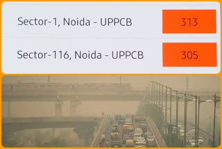 Noida and Greater Noida AQI crosses 300 both cities reached in Red Zone