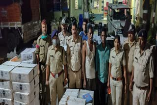 450 cases of illicit liquor