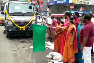 thrissur corporation road cleaning truck  തൃശൂരിൽ ഹൈടെക് ട്രക്ക്  സ്വീപ്പർ ട്രക്ക് തൃശൂർ  road cleaning truck thrissur  ഹൈടെക് ട്രക്ക് തൃശൂർ