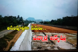 incomplete bridges on nh-44 causes accidents in mahabubnagar district