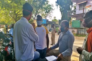 Administration mask checking campaign in simdega