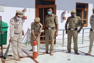 Fire Department inspects Naina Devi temple facility regarding Shardiya Navratri